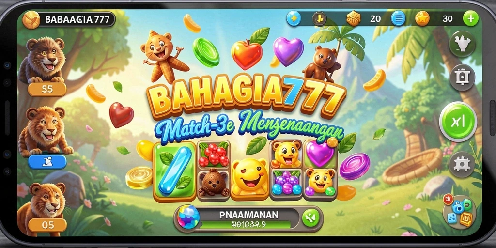 Tampilan gameplay BAHAGIA777 yang seru dan menantang.