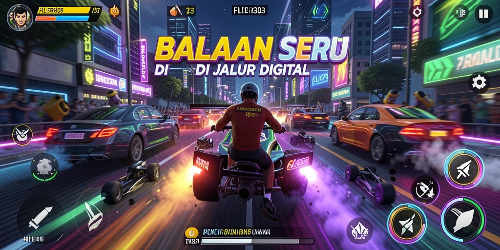 Gameplay balapan menarik di FILTER303 dengan grafis menawan.