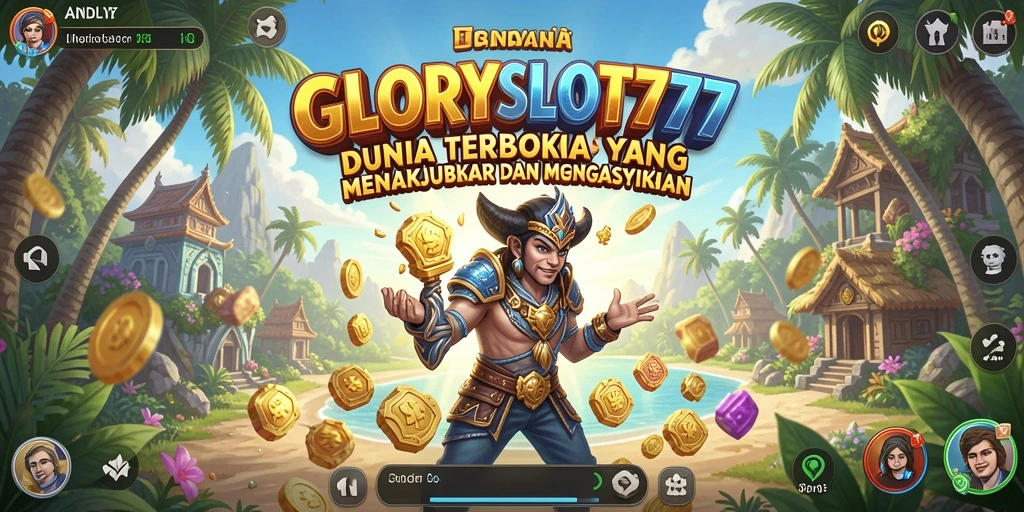 Tampilan gameplay seru di dunia Open World GLORYSLOT777.