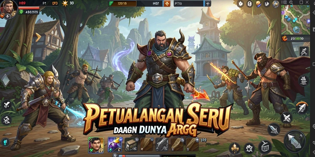 Tampilan gameplay seru H89 dengan aksi pertarungan ARPG yang dinamis.