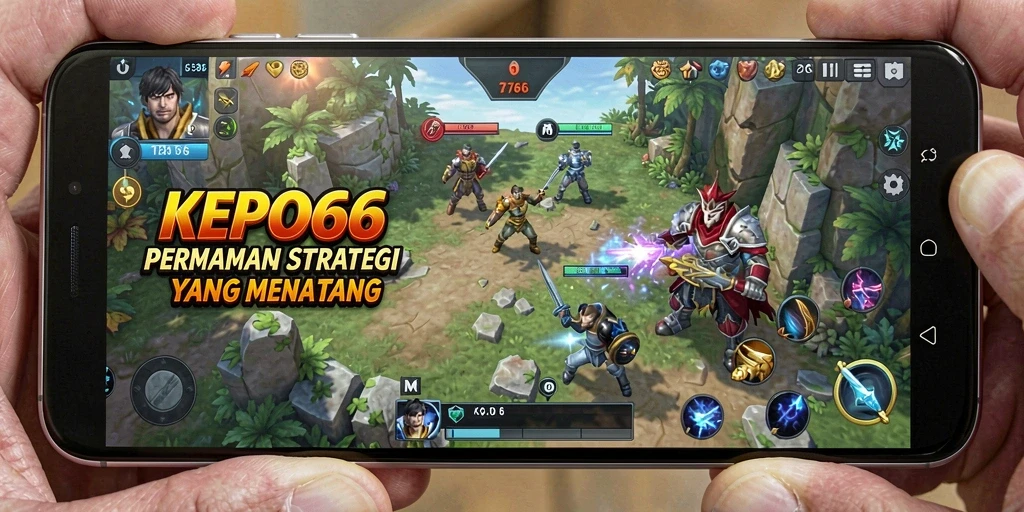 Tampilan gameplay strategis dalam KEPO66 yang mendebarkan.