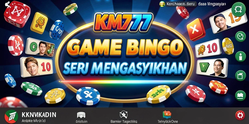 Tampilan gameplay seru di KM777 dengan berbagai variasi Bingo.