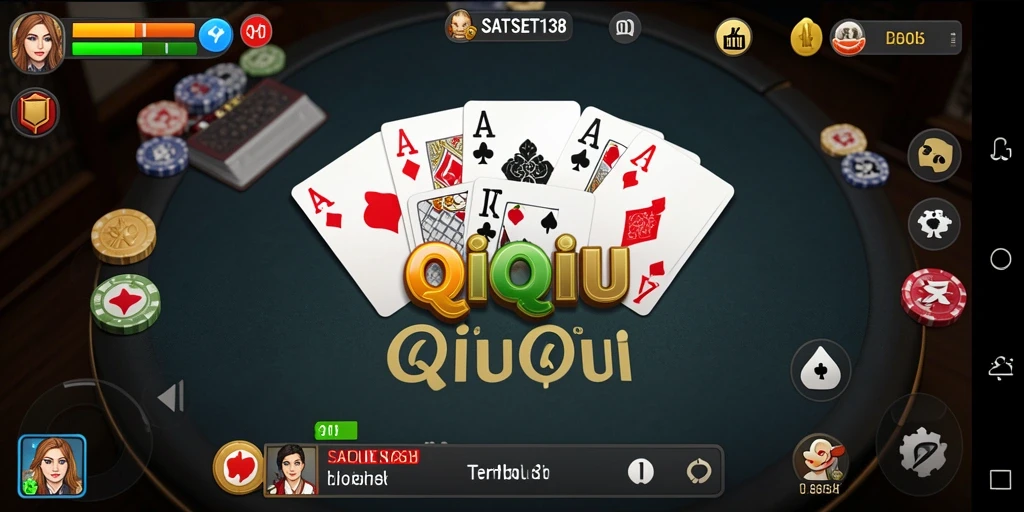 Screenshot gameplay SATSET138 yang menampilkan aksi seru QiuQiu.
