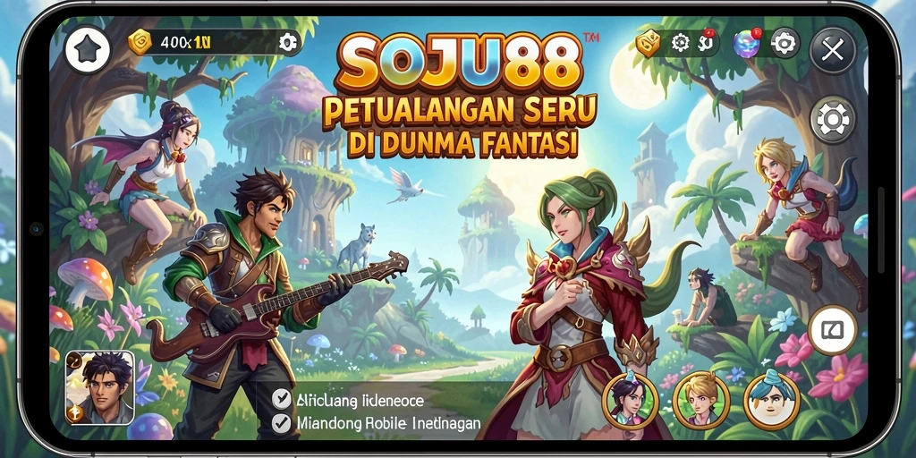 Screenshot gameplay SOJU88 menampilkan aksi petualangan yang mendebarkan.