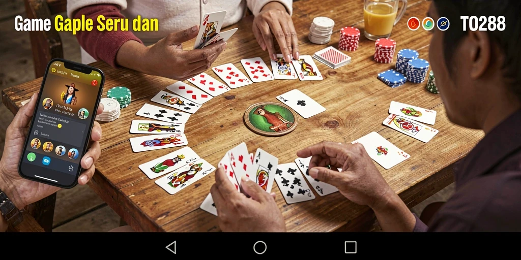 Screenshot gameplay TO288 yang menunjukkan keseruan bermain Gaple.
