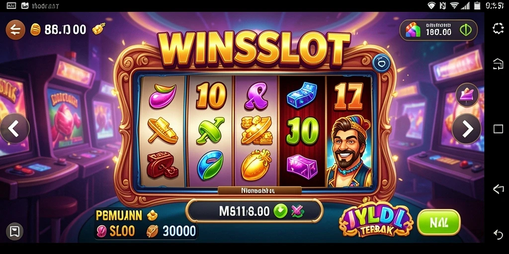 Tampilan menarik dari gameplay slot di WINSLOT.
