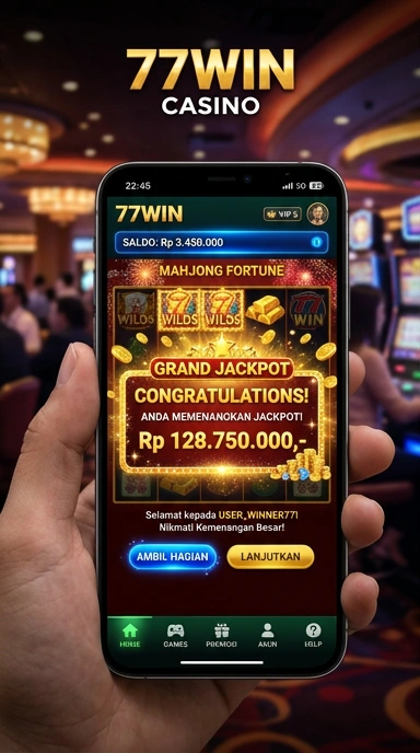 Proses pengunduhan aplikasi di 77win yang cepat dan efisien.